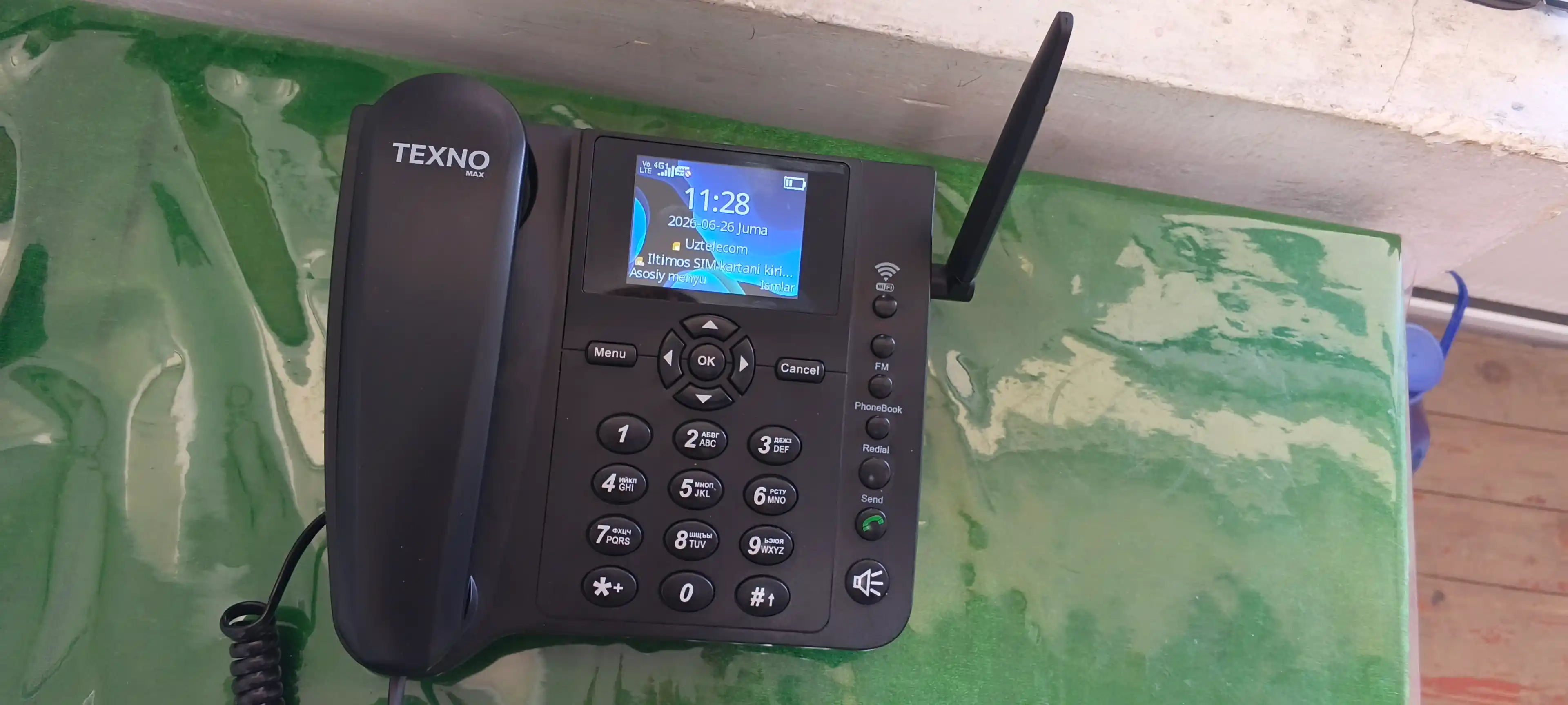 Телефон Texnomax 4G HOME аккумулятор 2000 мАч 4G связь