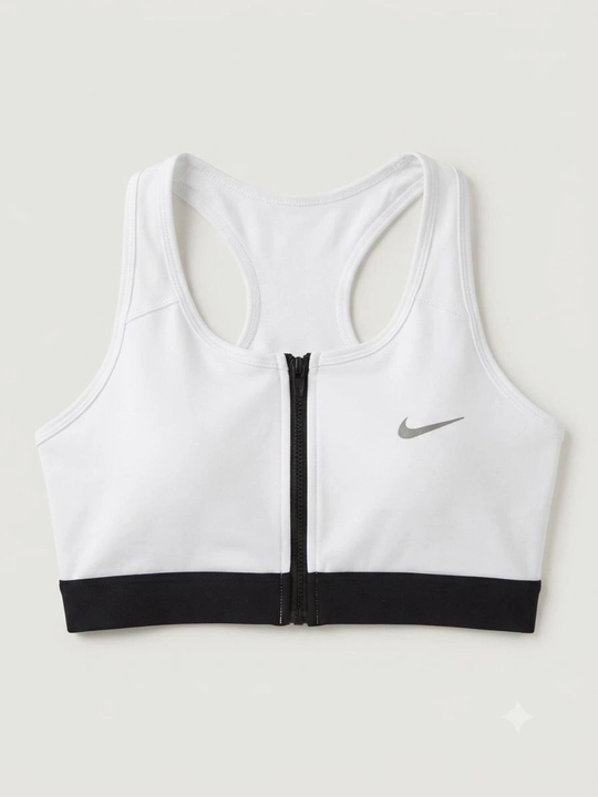 Спортивный топ-бра  Dri-FIT на молнии — это идеальное сочетание стиля - 
