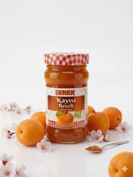 Shener Premium o‘rik murabbosi, Tabiiy, 380 g Turkiya - 