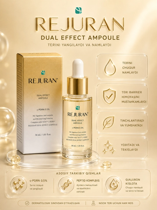 REJURAN Dual Effect ампула с PDRN для восстановления и упругости кожи, 30 мл - 