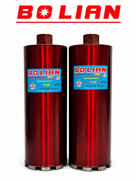 BOLIAN olmosli burg'ulash karonkasi beton uchun diametr (370/18-370/300mm)