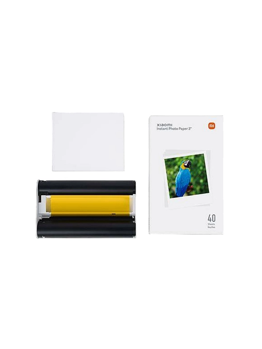 Самоклеящаяся фотобумага и картридж для Xiaomi Instant Photo Printer 1S 3" 40 листов