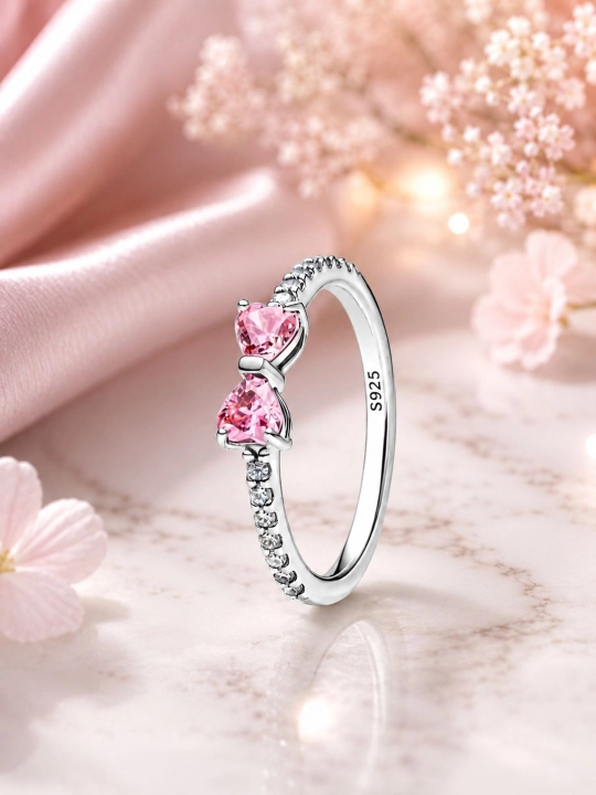 925 probali kumush pushti toshli kapalak dizaynli taqinchoqlar to‘plami