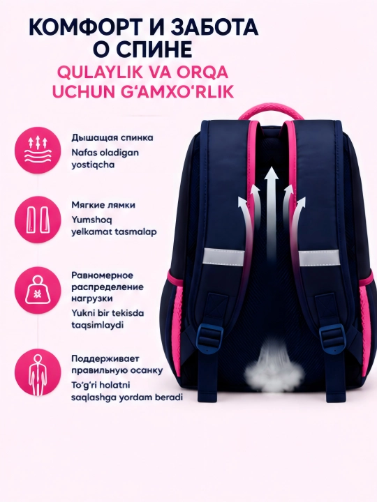 Рюкзак школьный для мальчиков и девочек
