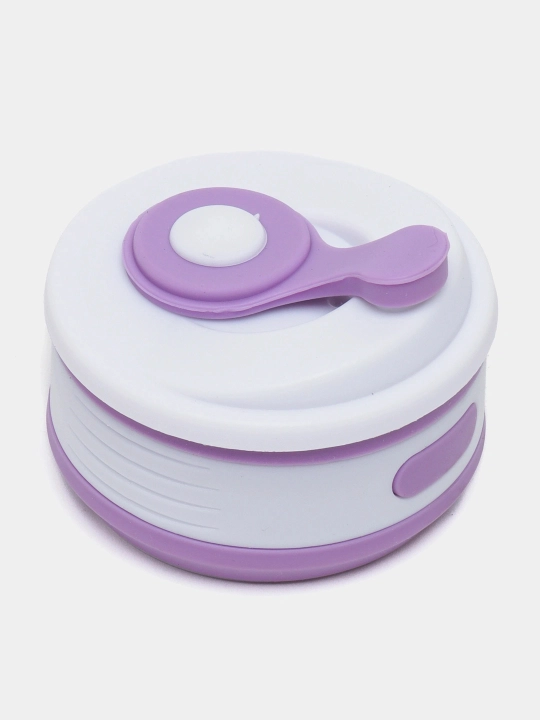 Buklama sayohat stakani, 250/350 ml, silikon BPA Free