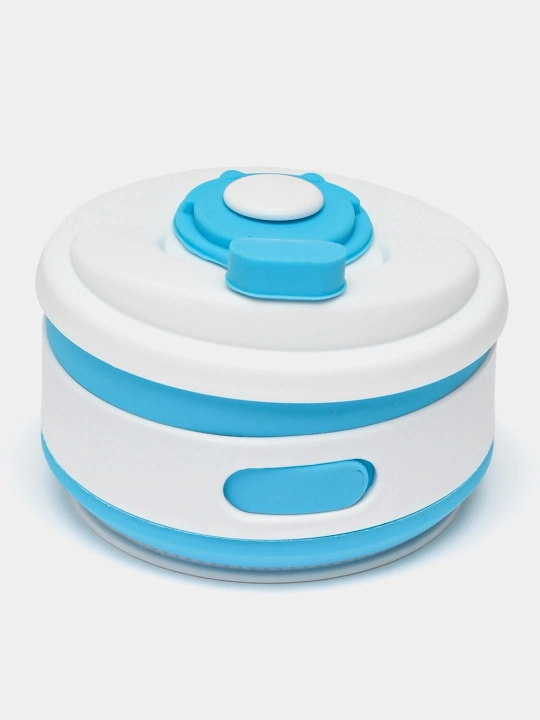Buklama sayohat stakani, 250/350 ml, silikon BPA Free