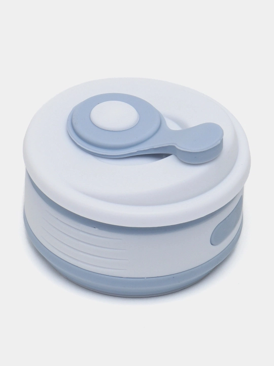 Buklama sayohat stakani, 250/350 ml, silikon BPA Free