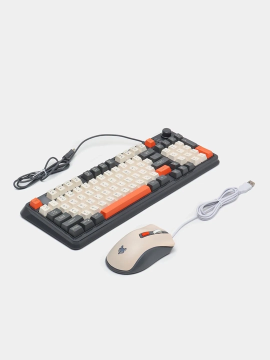 Игровой комплект для компьютера: клавиатура и мышь K820 LED