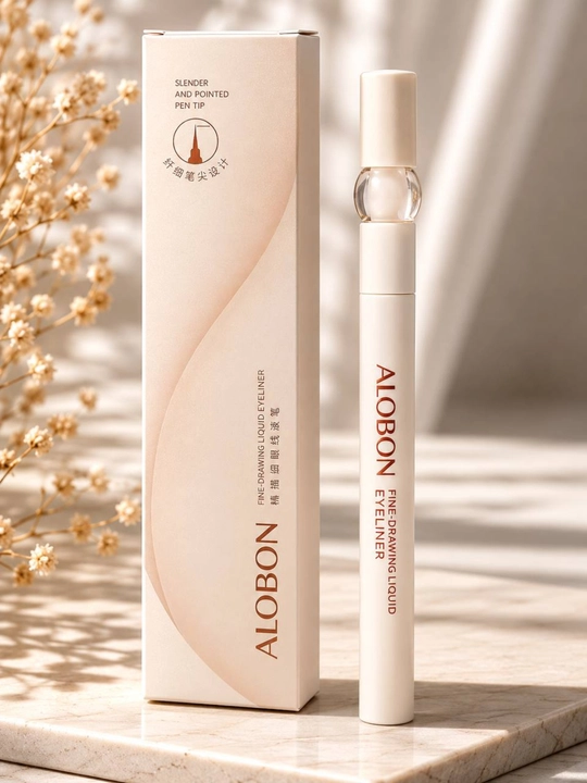 ALOBON Fine Drawing suyuq podvodka, suvga chidamli qora eyeliner 0.1 mm