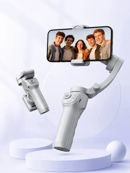 Стабилизатор Earldom 3-Axis Smart Gimbal для смартфона, Bluetooth, AI Tracking селфи-палка - 