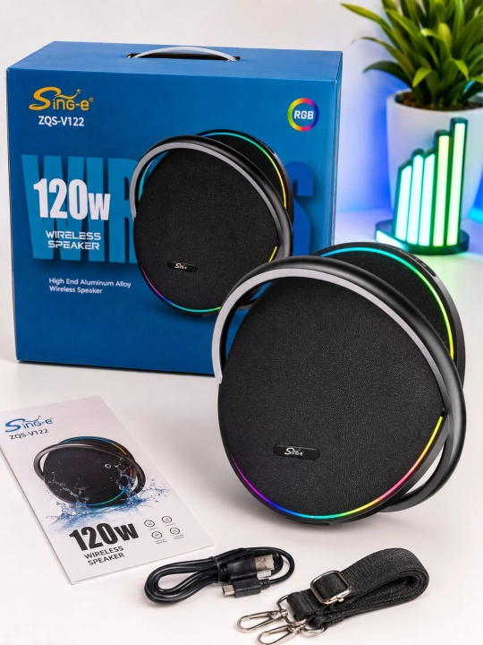Портативная караоке-колонка с Bluetooth-микрофоном и пультом, JQS908S,ZQS4290,V122,ZQS8239 - 