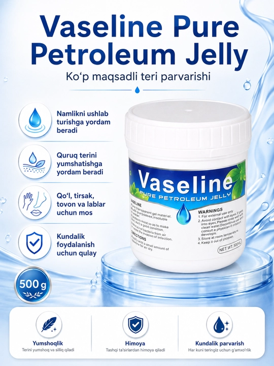 Vaseline Pure Petroleum Jelly vazelin, 500 g - 
