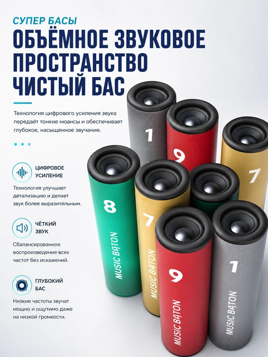 Портативная колонка для велосипеда – мощный бас и powerbank 3000 мАч!
