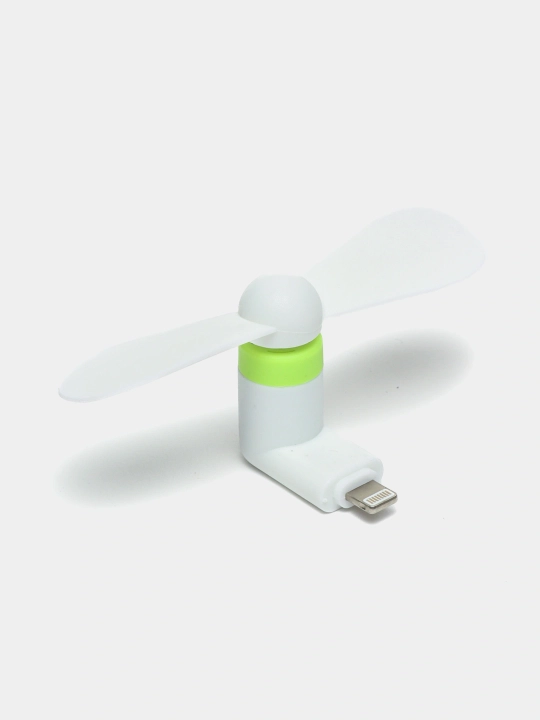 Мини вентилятор Type-C, Lightning, Micro USB для телефона и других устройств с портом
