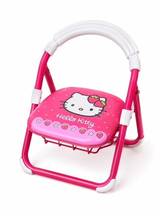 Детский складной круглый стульчик с дизайном Hello Kitty - 