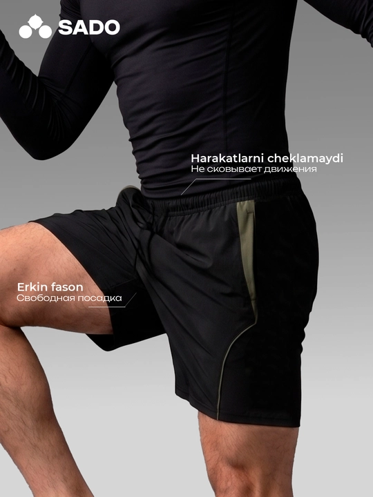 Erkaklar sport shortigi SADO