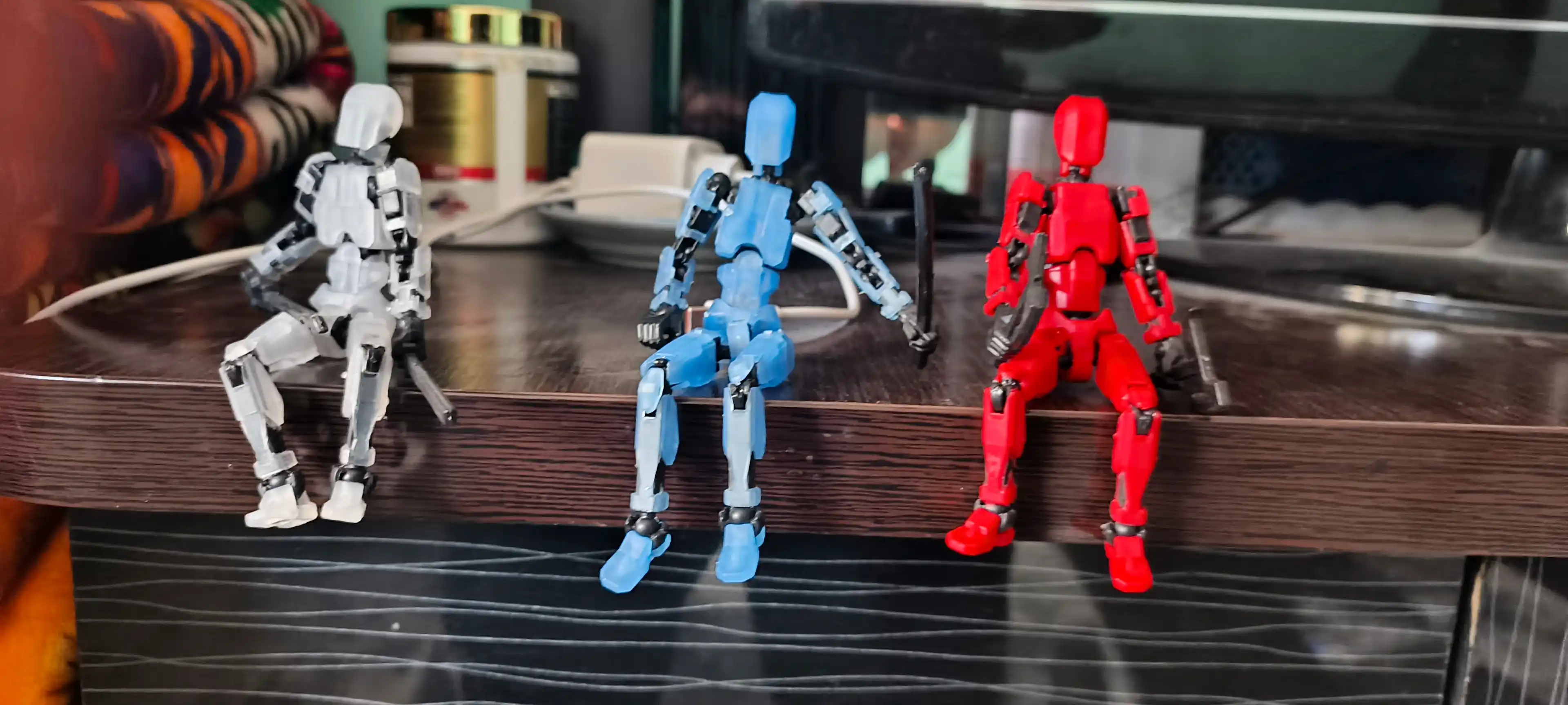 3D конструктор робот — магнитная игрушка, 6 цветов, сборная интерактивная модель