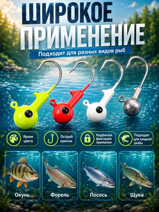 Джиг головки для рыбалки