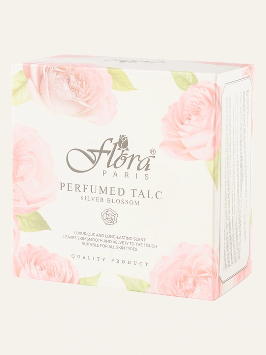 Flora Paris Aurora Blossom parfyumlangan tana talk kukuni, xushbo'y hidli