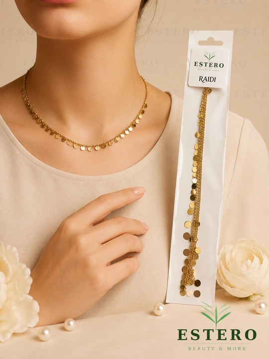 RADI Jewelry золотой браслет с круглыми подвесками женский изящный   - 