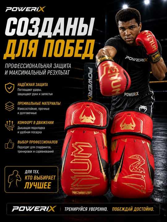 Boks qo‘lqoplari, venum qo‘lqoplari, boks uchun qo‘lqop, sparring qo‘lqoplari - 