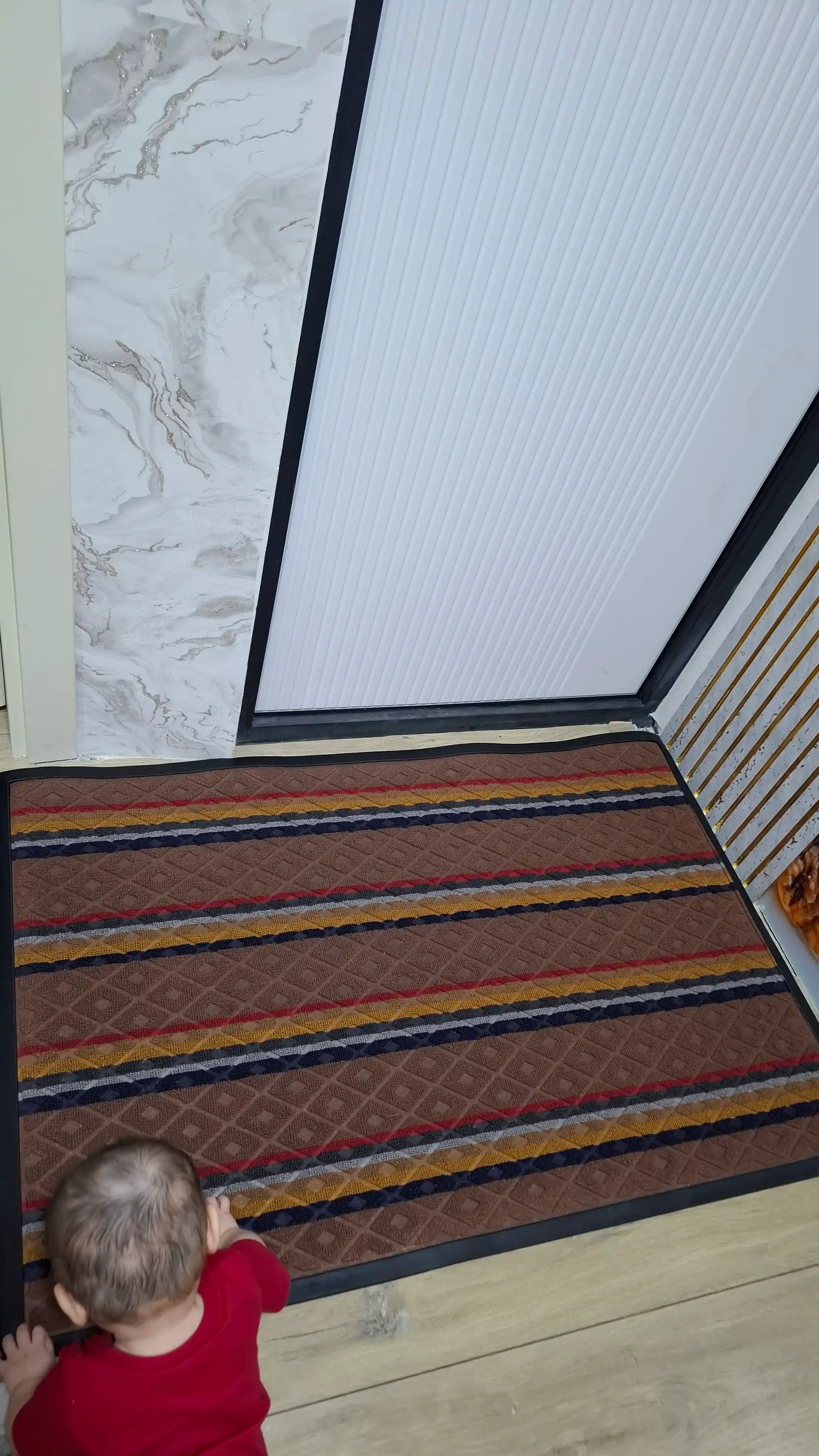 Ofis, do'kon, eshik oldi uchun sirpanmas chang yutuvchi gilamchalar 120x80 cm, 75x45 cm
