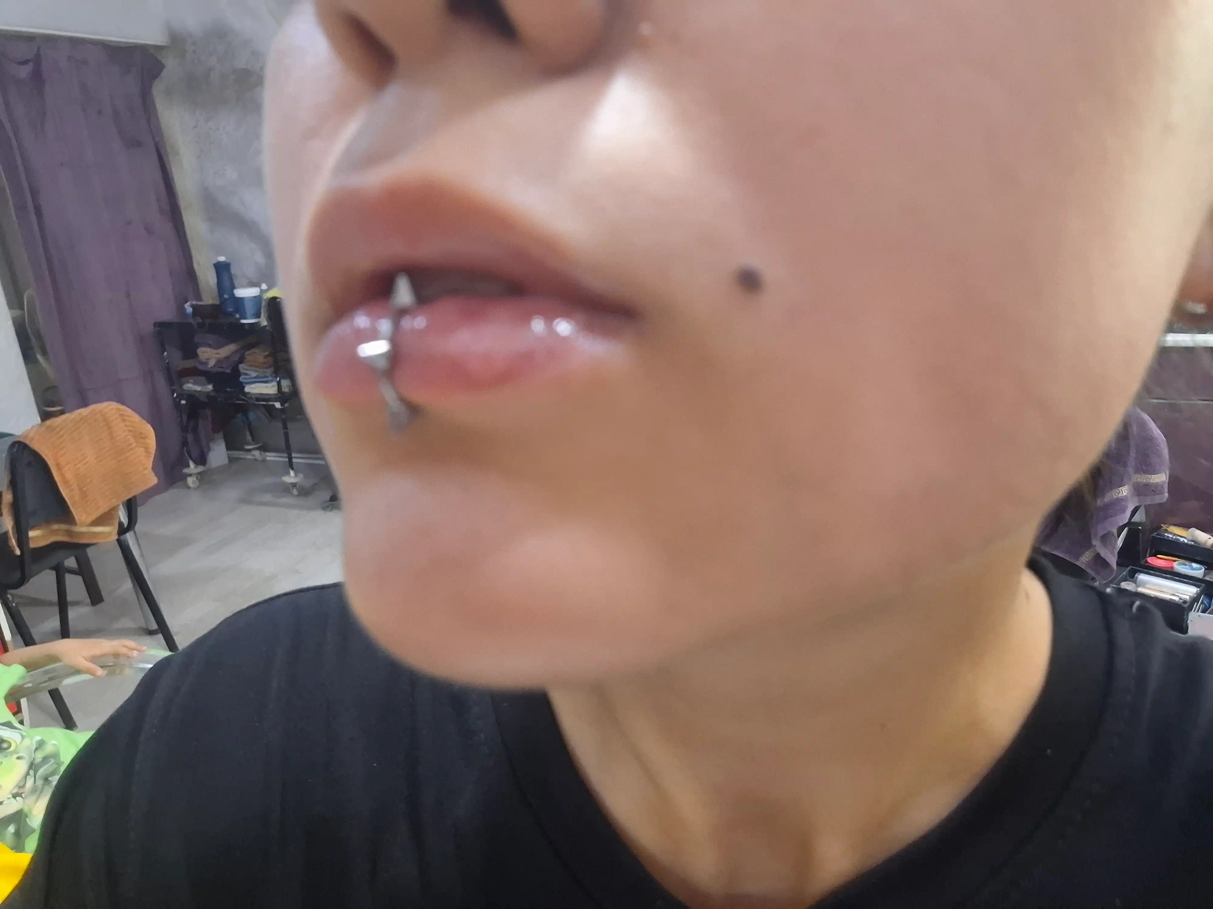 Burun, quloq, lab uchun zanglamaydigan po'latdan pirsing