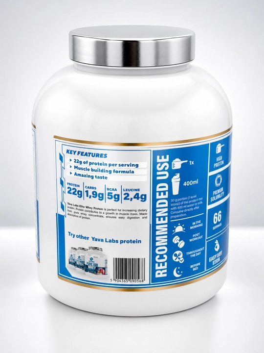 YAVA Labs Elite Whey protein 2 kg shokoladli karamel ta’mi