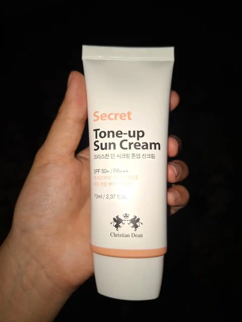 Secret Tone-Up SPF 50+ Christian Dean, солнцезащитный и выравнивающий крем SPF50+ 70 мл