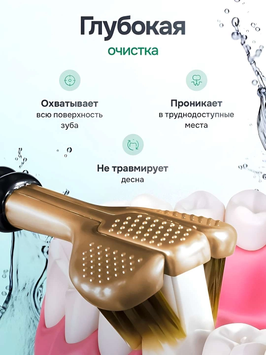 Professional 3D Soft yumshoq tish cho'tkasi – 2 dona
