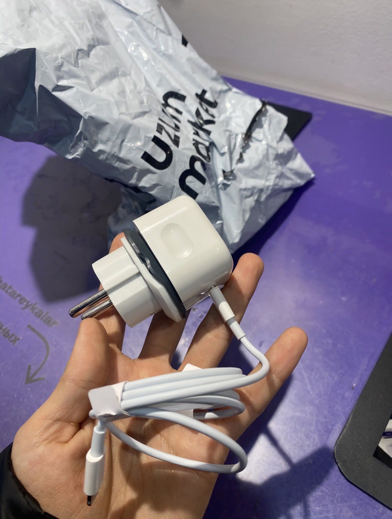 Barcha iPhone modellari uchun tezkor quvvatlash qurilmasi 35Vt Type-C kabeli, Lightnin