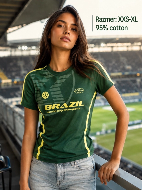 Qizlar va ayollar uchun yozgi yupqa futbolkalar Gloria Jeans