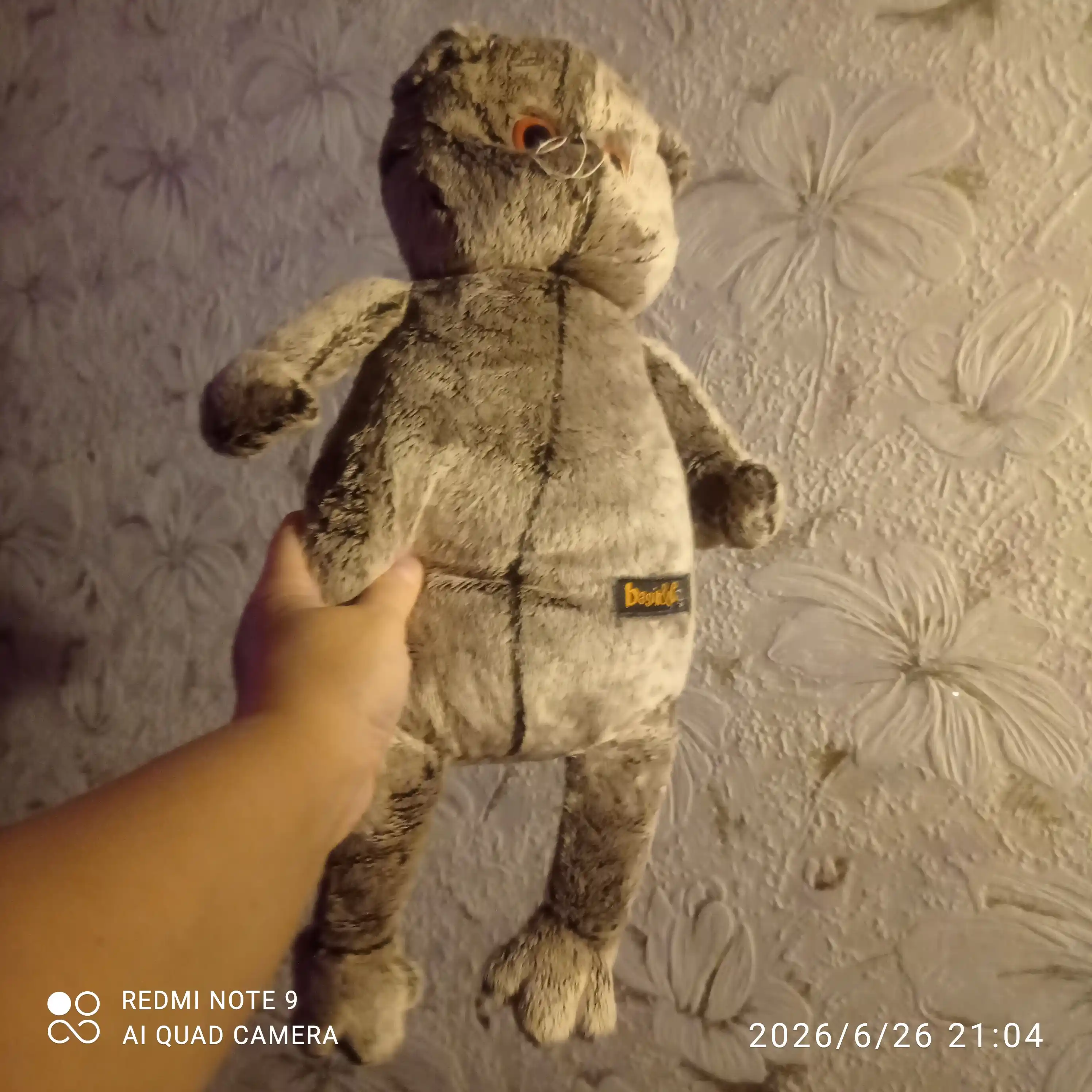 Мягкая игрушка котик