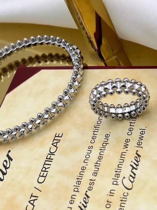 Комплект Xuping Stainless Steel Cartier Clash: браслет и кольцо