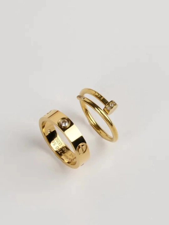 Xuping Stainless Steel Cartier Clash to‘plami: bilaguzuk va uzuk
