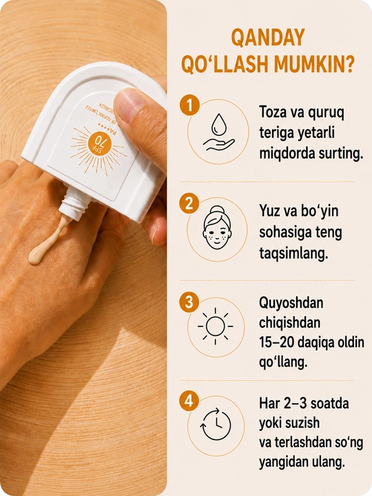 Estelin SPF 50+ PA+++ Quyoshdan saqlovchi namlantiruvchi krem, 50 ml