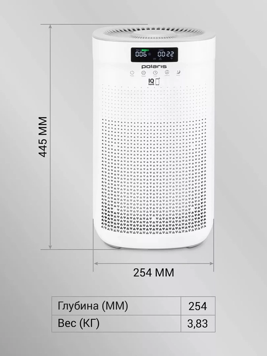 Очиститель воздуха Polaris PPA 4050 WI-FI IQ Home