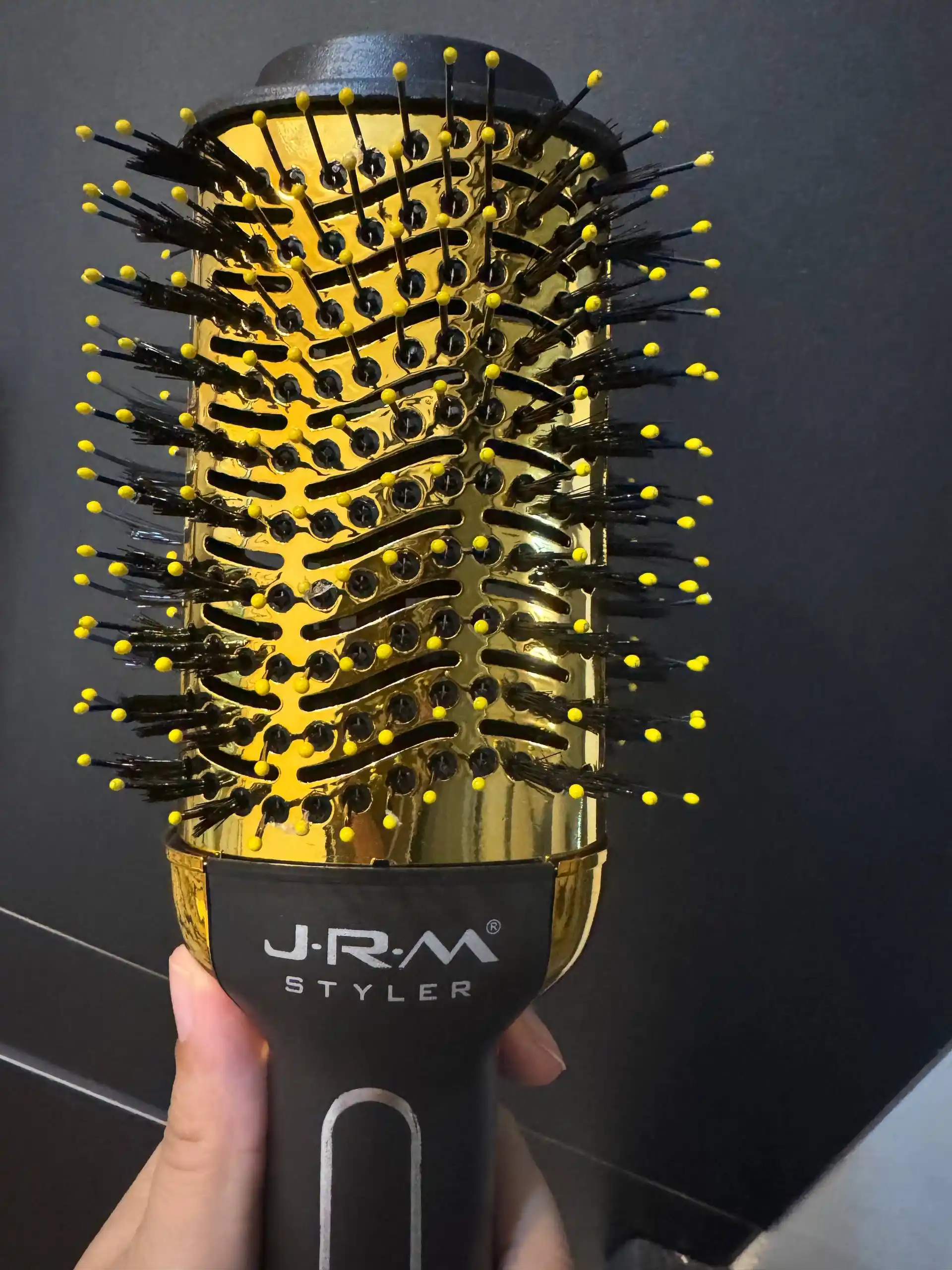 JRM BRUSH soch turmaklagich-tarog‘i, tez soch turmaklash uchun, 3 ta 1 da