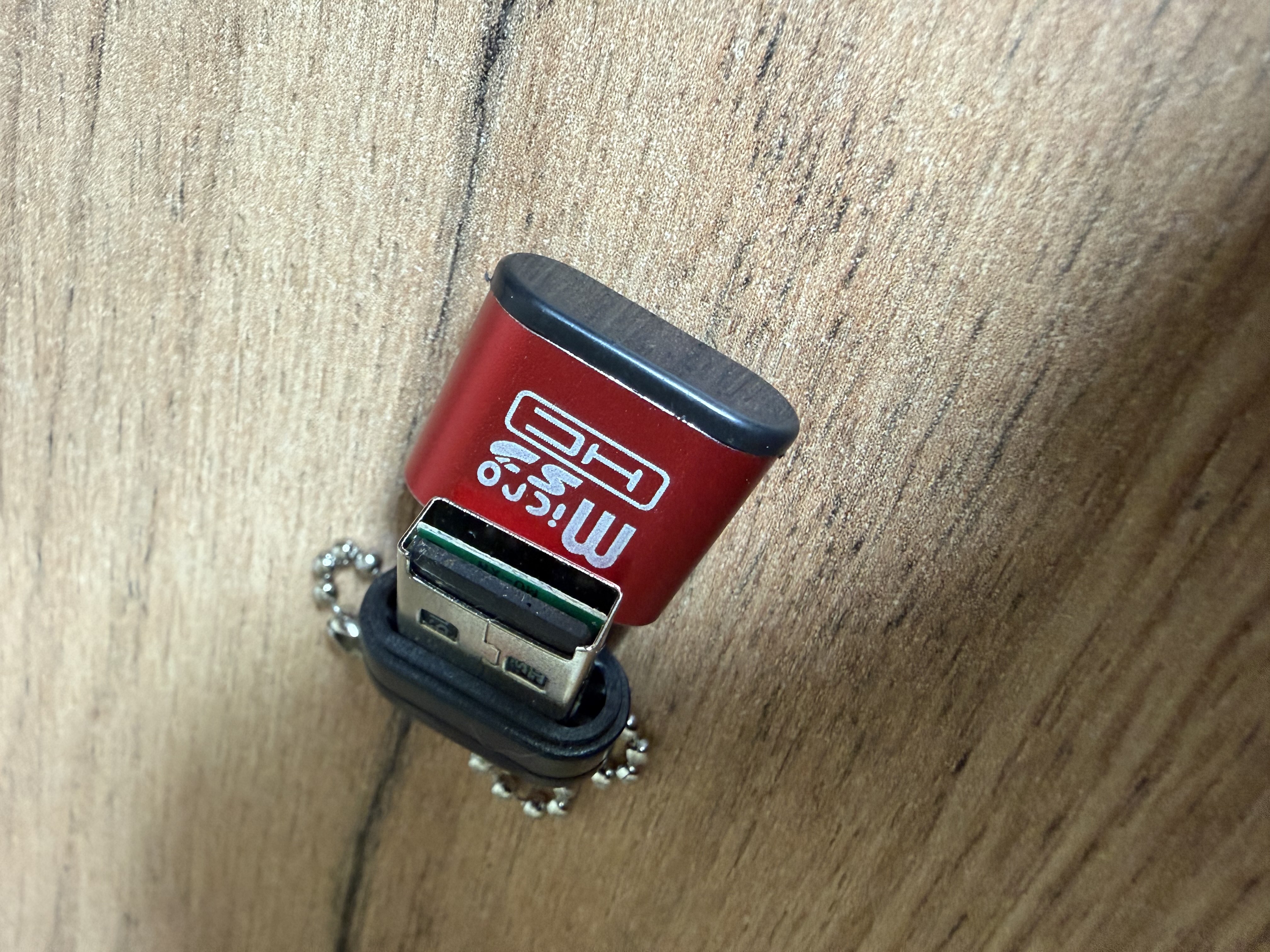 Картридер USB-адаптер Micro SD, черный