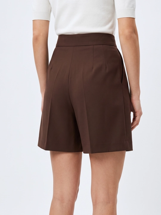 Ayollar shortig ofis shortilari klassik yuqori bel kostum mato S M L XL  yozgi shortik