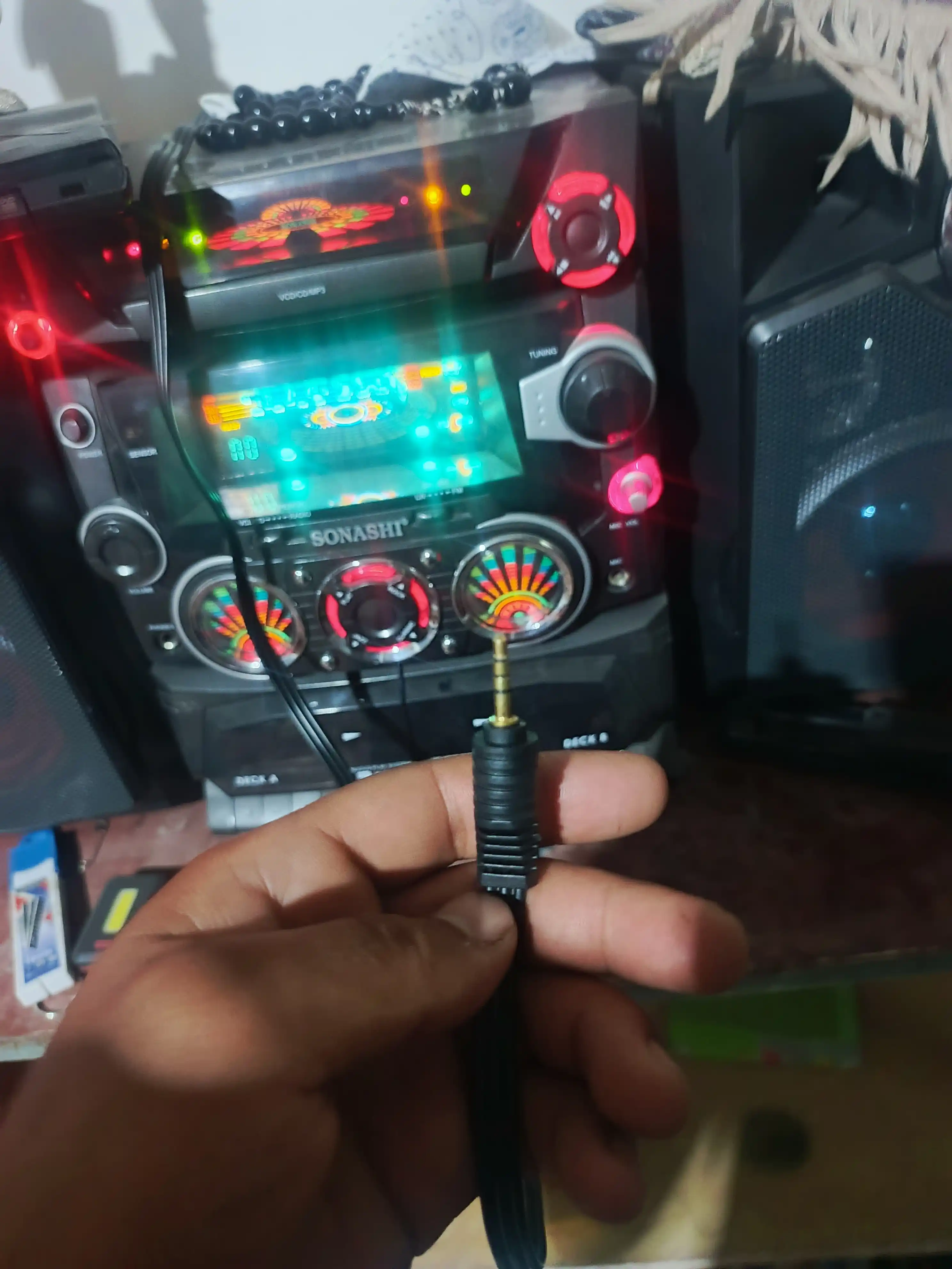 Аудио кабель AUX 1.5 м, переходник на 3х RCA, стерео