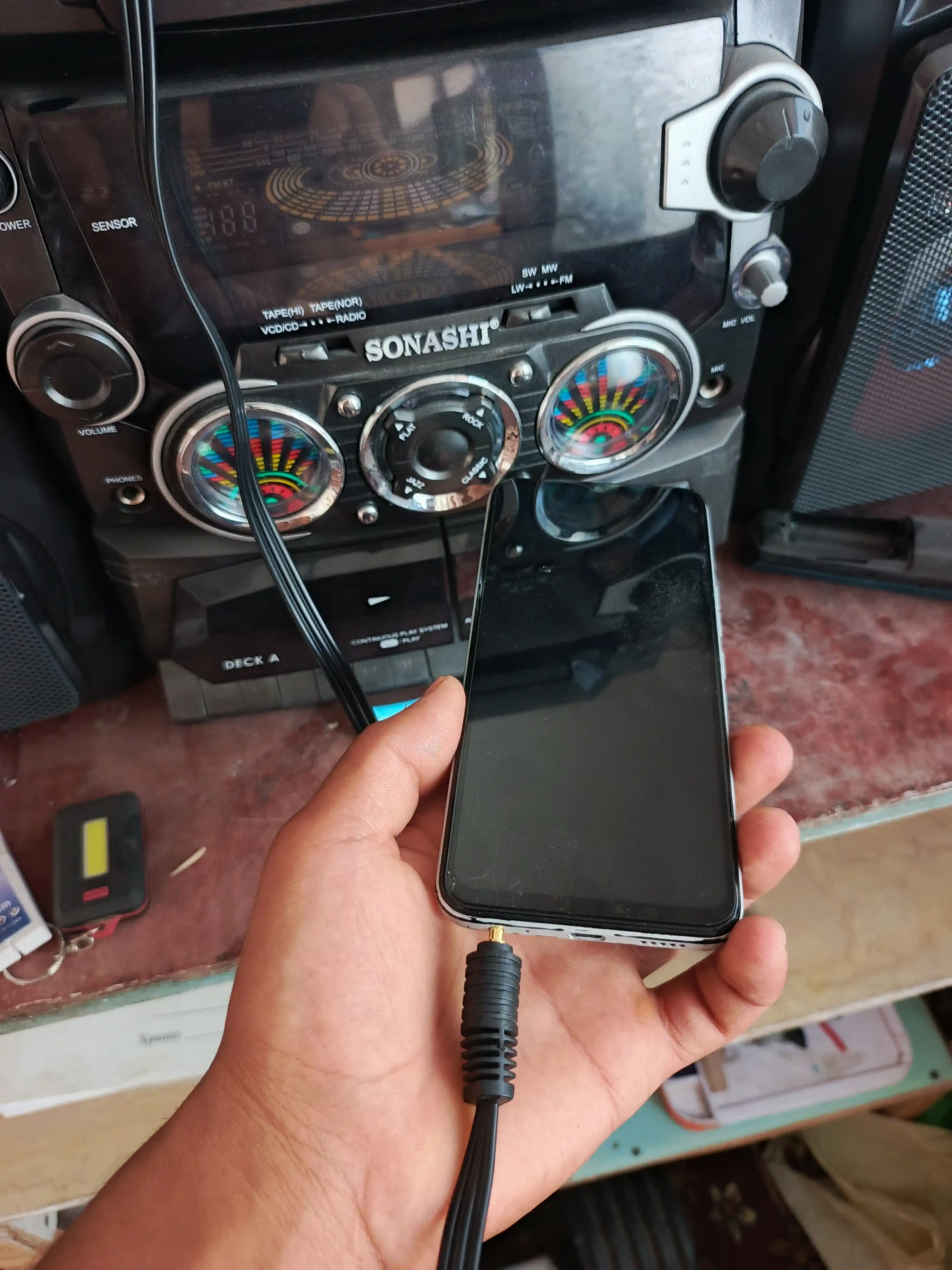 Аудио кабель AUX 1.5 м, переходник на 3х RCA, стерео
