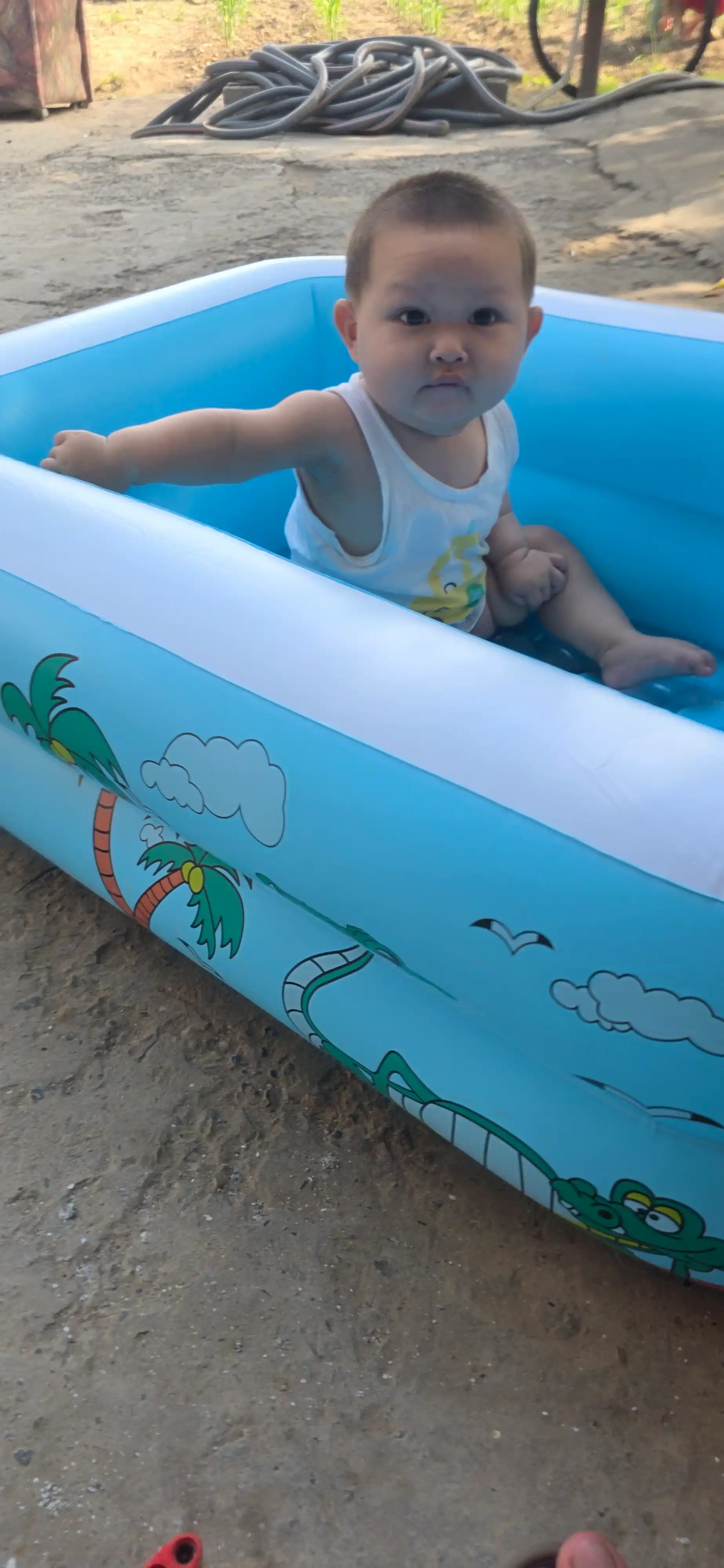 Бассейн Baby Pool, 110×85×35 см, мягкое дно, для детей