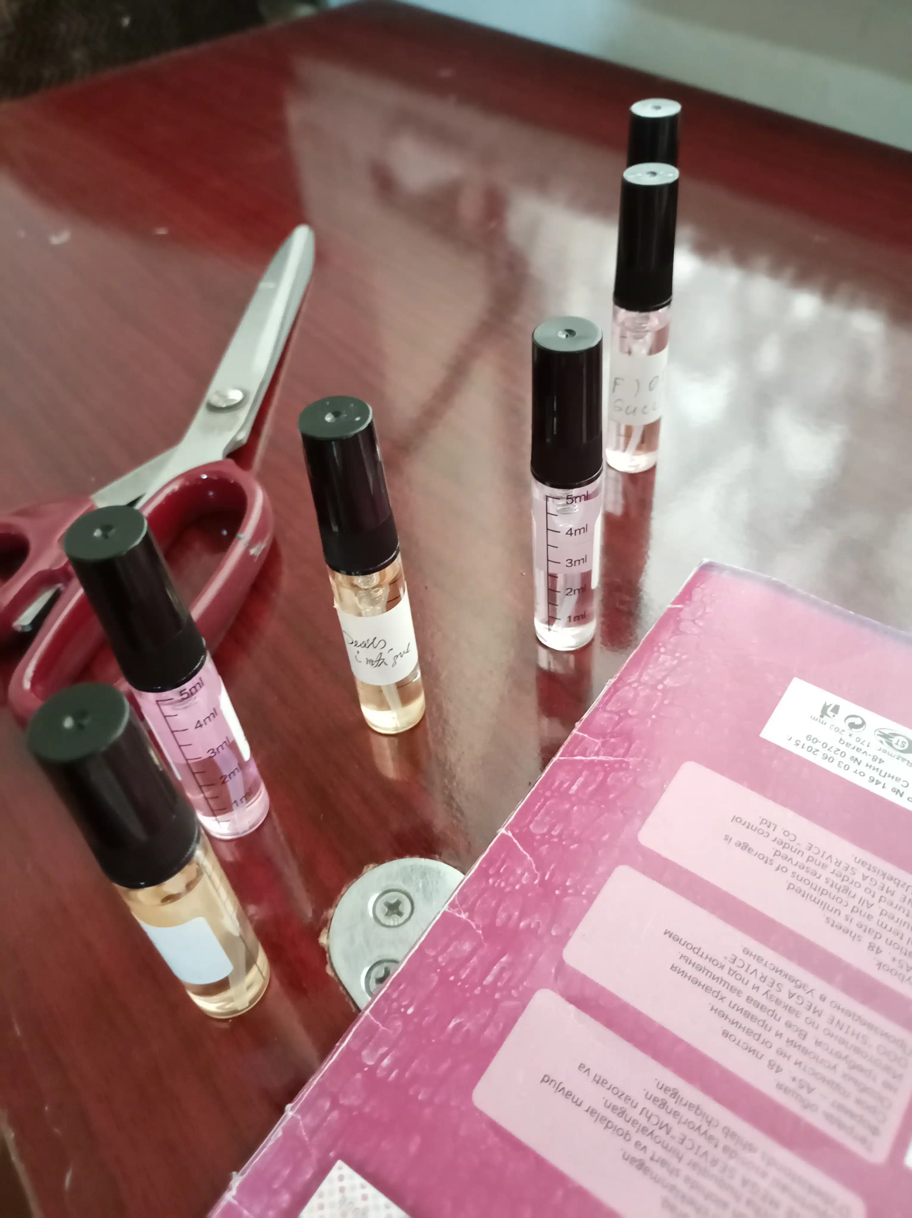 Ayollar uchun atirlar to'plami, Libre, Lost Cherry, Gucci Flora, Miss Dior, My Way, 6in1