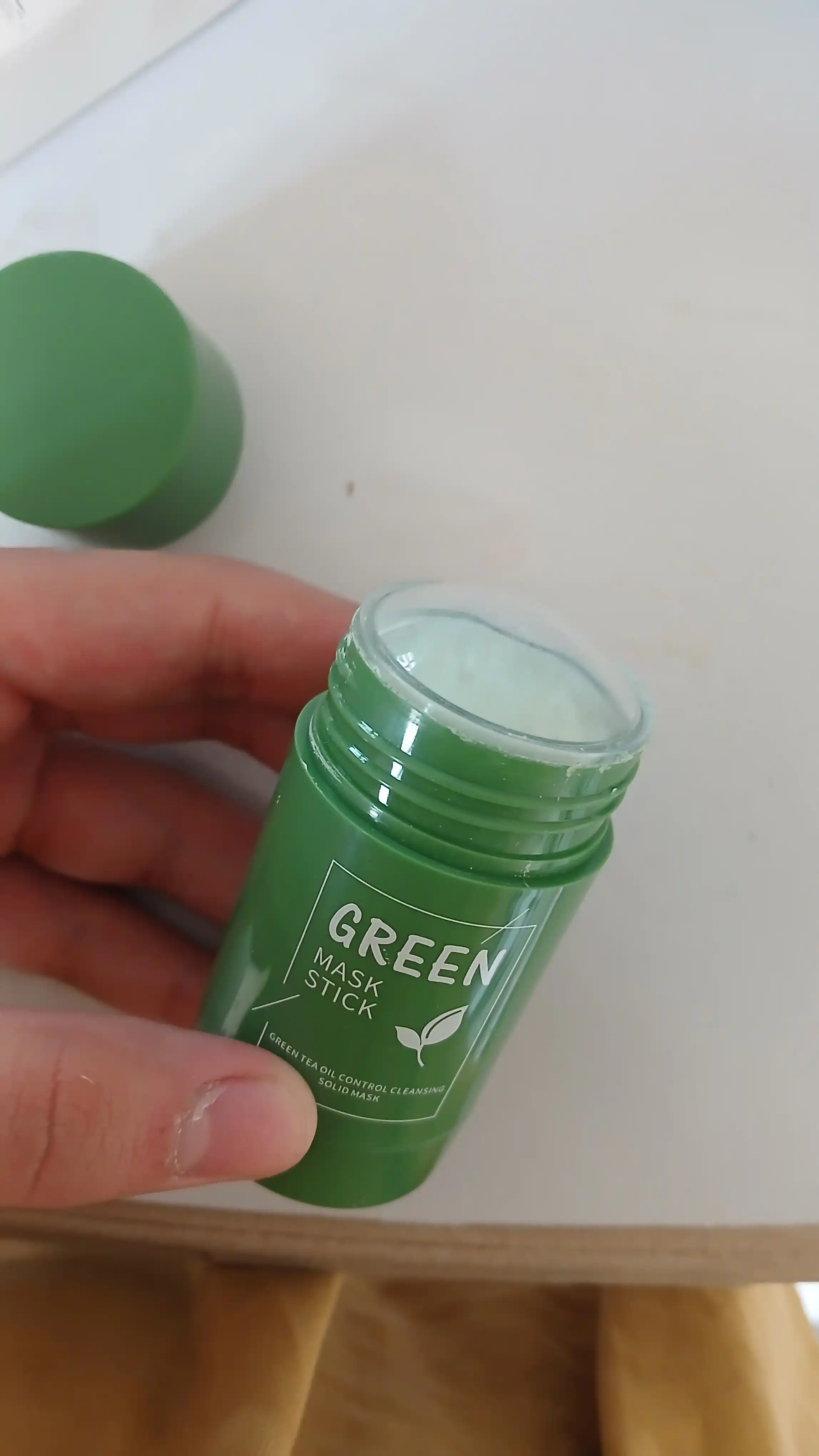 Глина для ухода за лицом, против черных точек и акне, стик Green Mask Stick