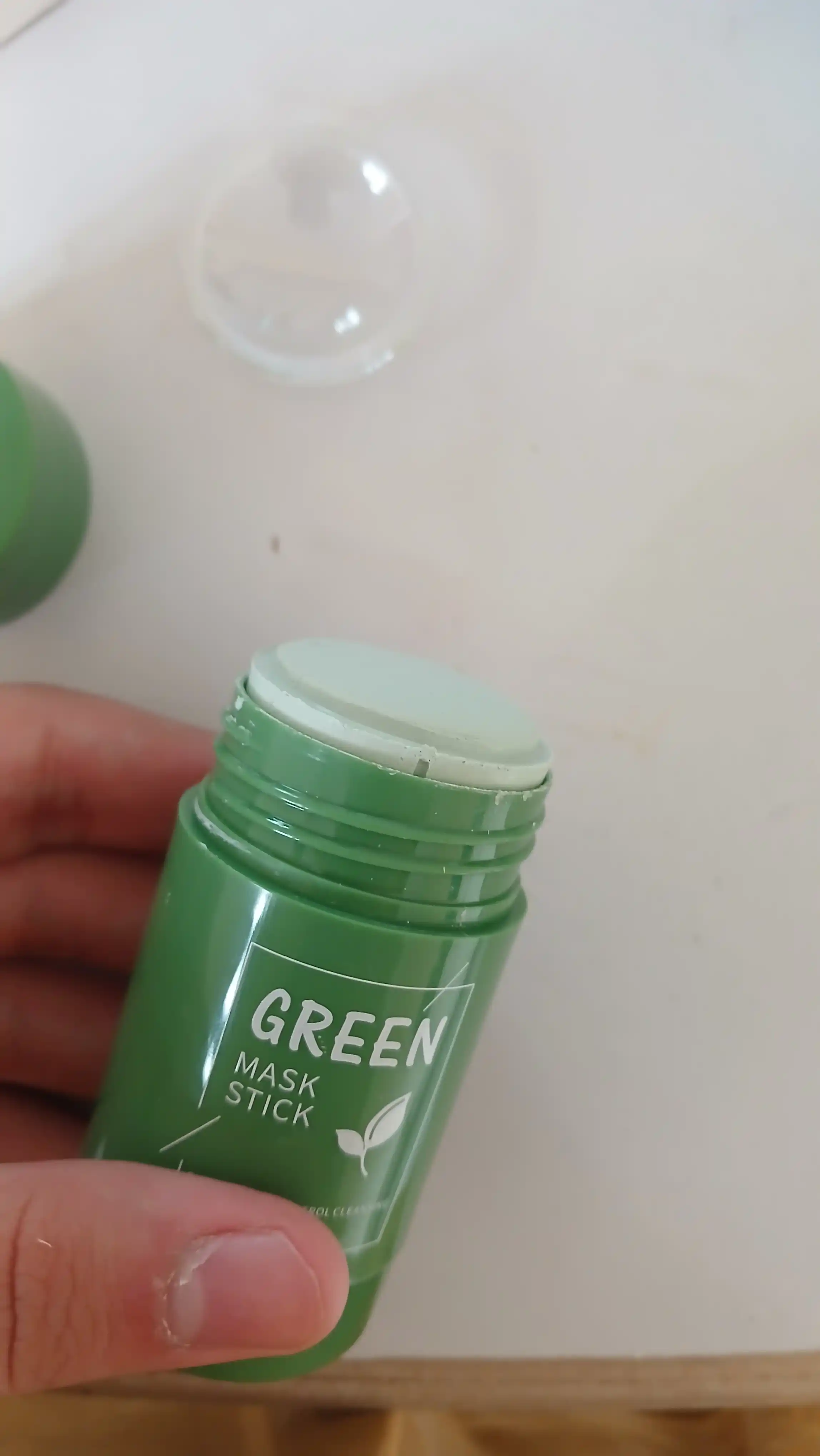 Глина для ухода за лицом, против черных точек и акне, стик Green Mask Stick
