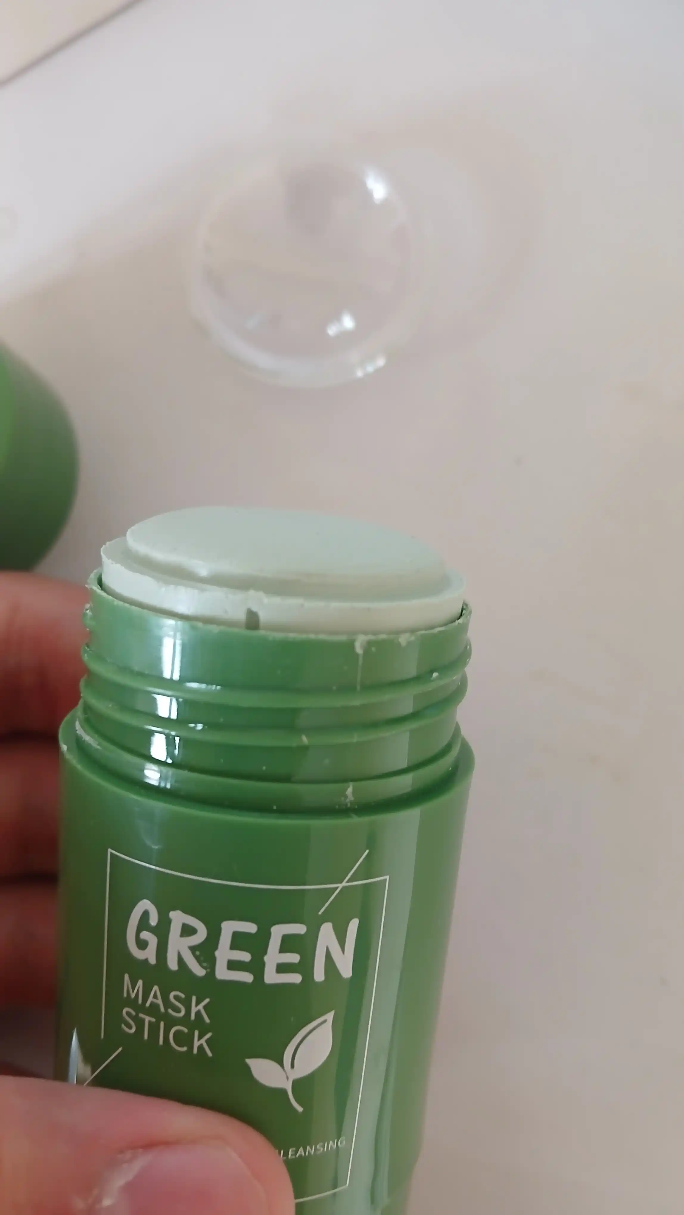 Глина для ухода за лицом, против черных точек и акне, стик Green Mask Stick