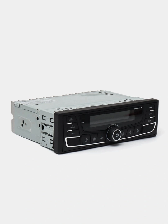 Avtomagnitola 1DIN Bluetooth USB AUX FM-radio pultli