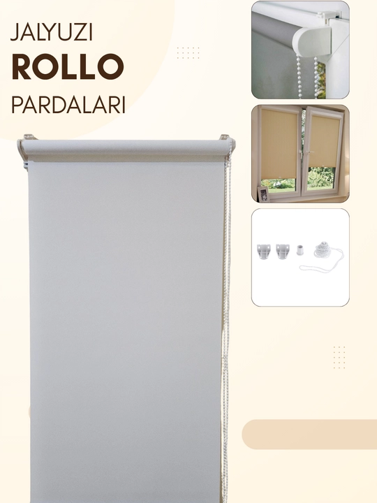 Mini rollo, parda, jalyuzi - 