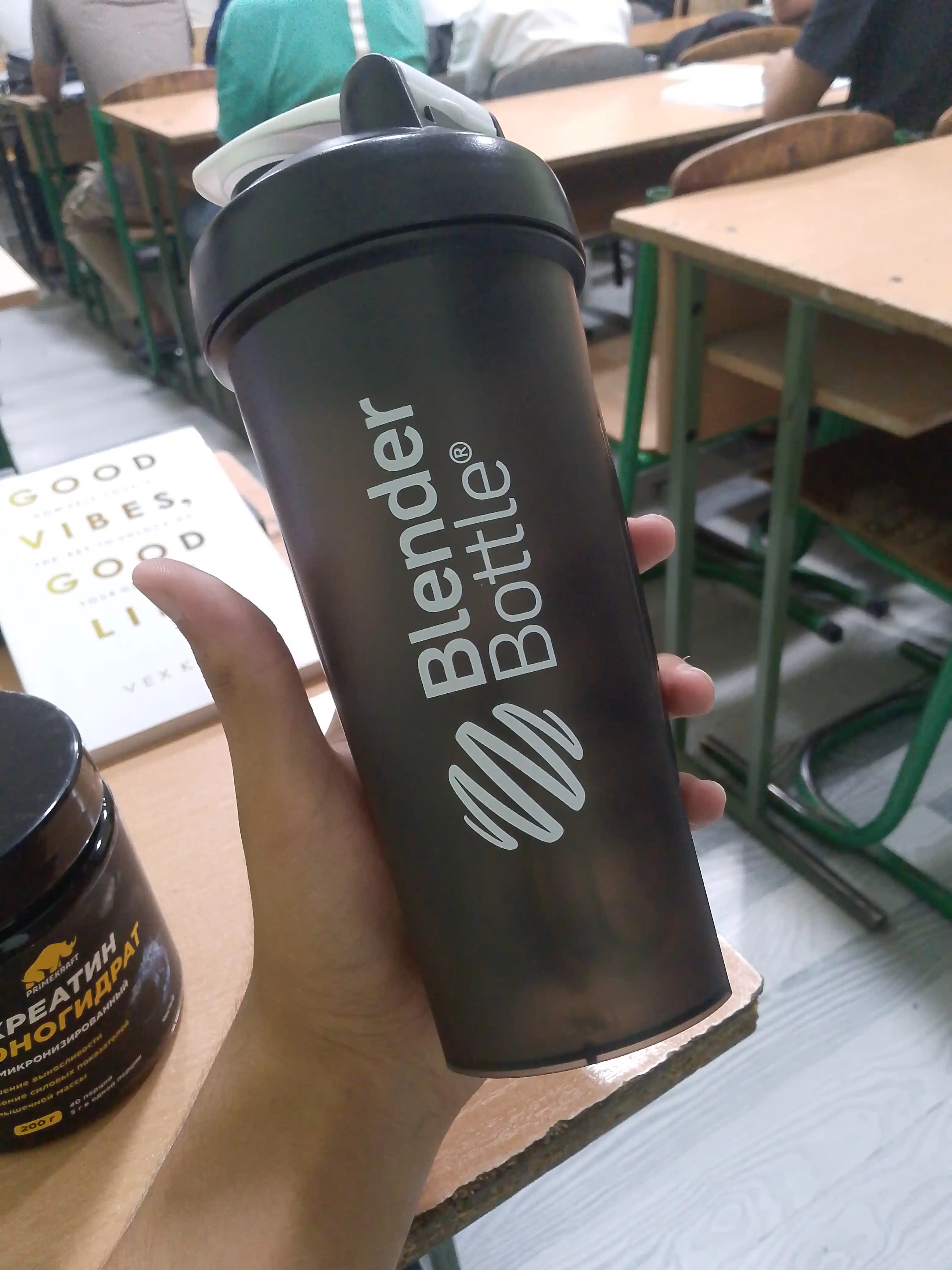 Protein va geyner uchun sheyker, sport shishasi, uniseks, sovg‘a sifatida espander